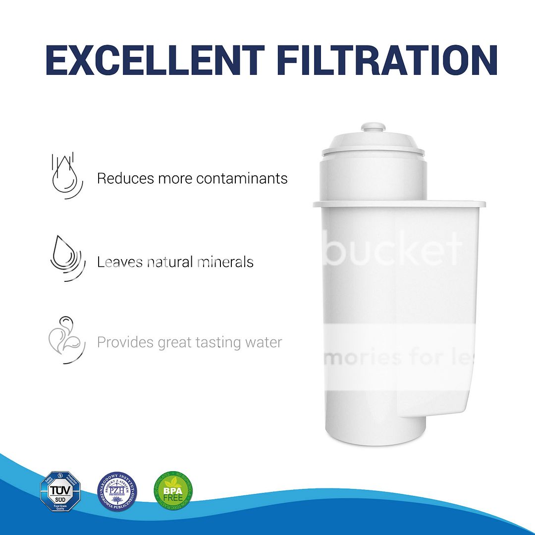 Compatible Water Filter for Brita Intenza Panasonic NCZA1 Siemens
